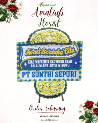 Papan Bunga Duka di Lubuk Barumun