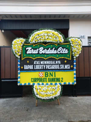Papan Bunga Duka di Lubuk Barumun