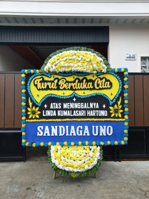 Papan Bunga Duka di Lubuk Barumun